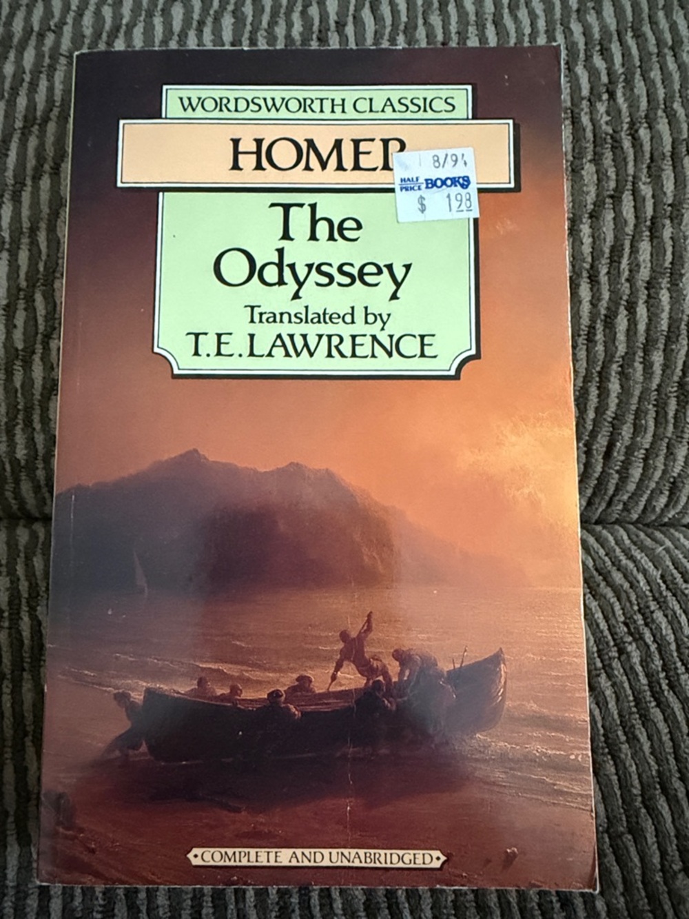 Vintage Wordsworth Classics - “The Odyssey” (T.E. Lawrence) - 1992 Edition